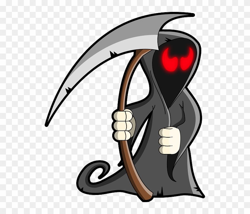Death-159120 - Cartoon Grim Reaper Transparent #671432
