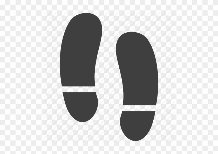 People Feet Icon - Foot Traffic Vector Icon #671482