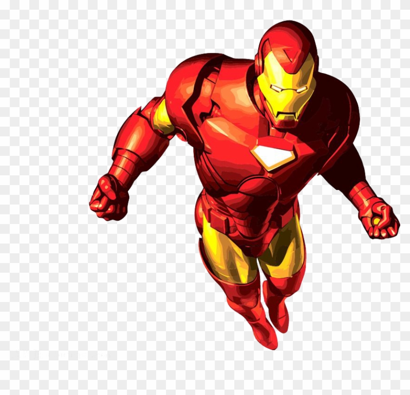 Iron Man Cartoon Superhero Clip Art - Iron Man Comic Book Character #671605