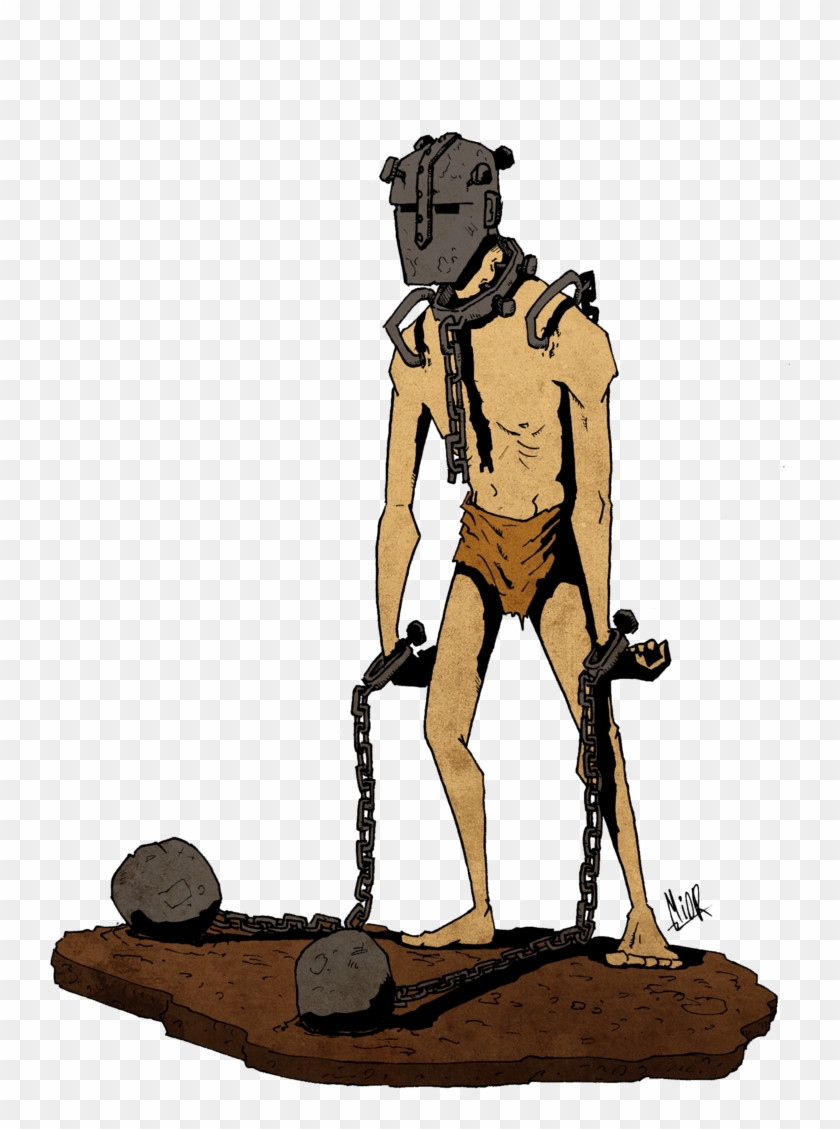 Chained Man By Netcyber - Drawing #671606