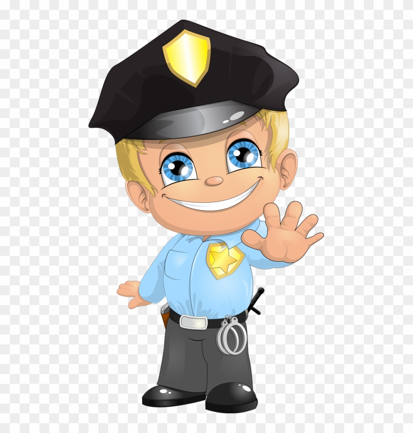 Personnages, Illustration, Individu, Personne, Gens - Kid Police Clipart #671775