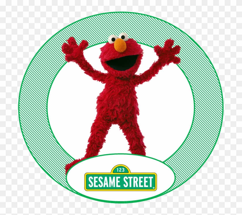 Toppers Or Sesame Street In Green Free Printable Labels - Sesame Street Sign Cartoon Car Bumber Sticker Decal #672018