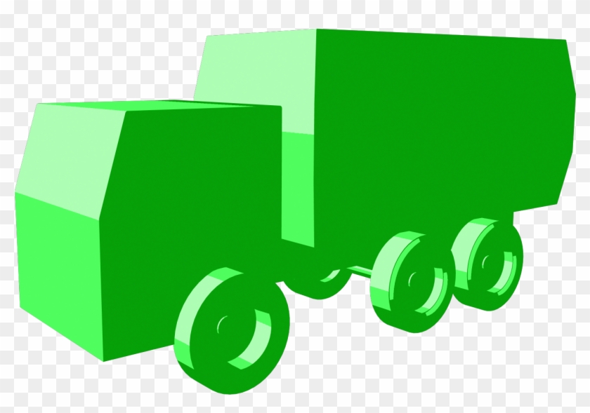 This Truck Below Is Using A Two Tone Cell Shading, - Wagon #672100