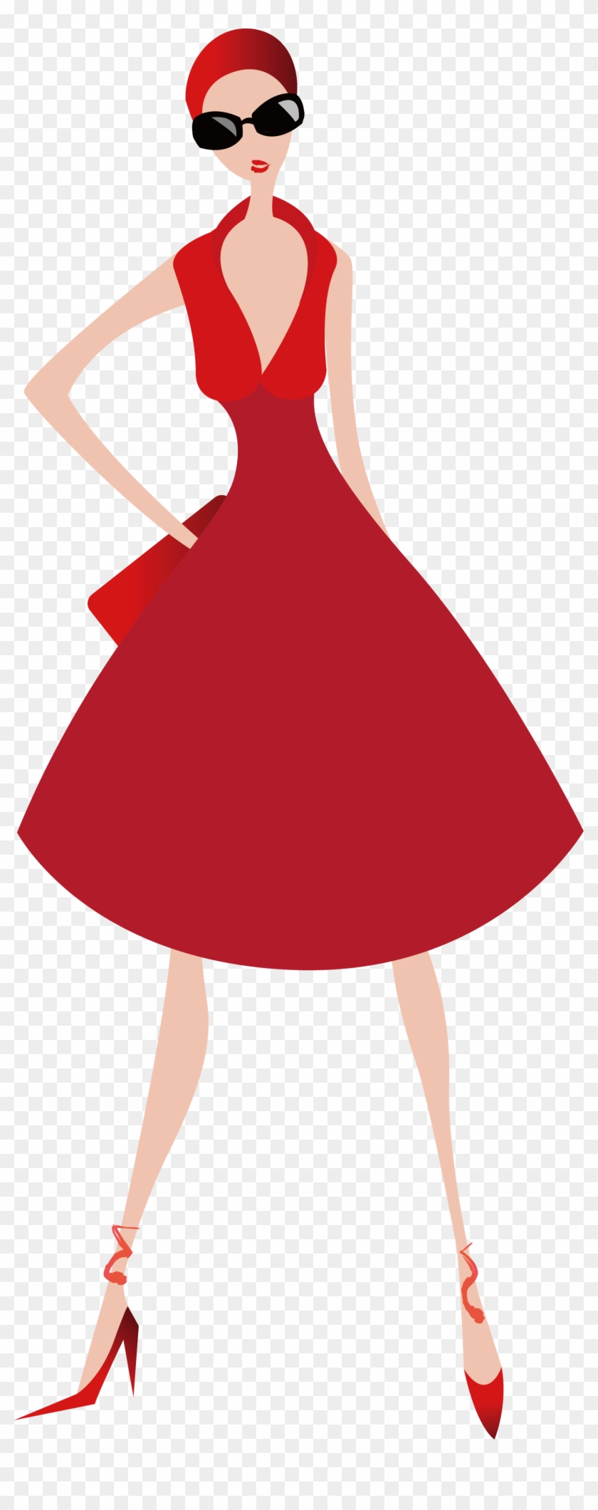 Woman Skirt Illustration - Woman Skirt Illustration #672295