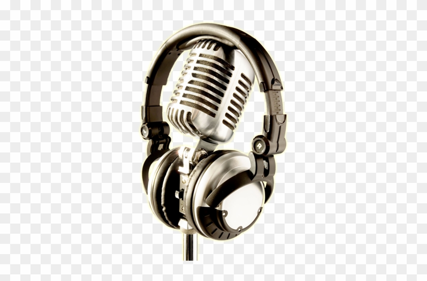 Microphone Png Clipart - Mic And Headphone Png #672317