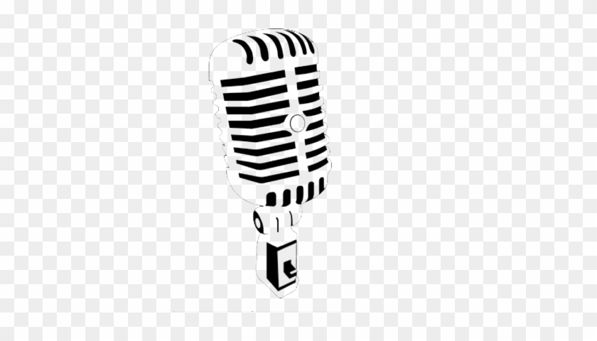 Studio Microphone Clip Art - Vintage Microphone Vector Png #672404