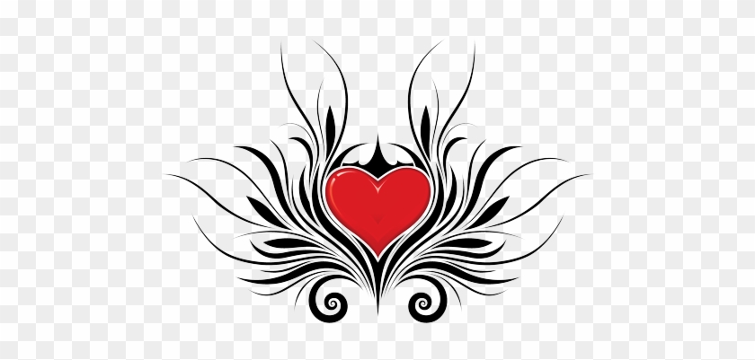 Download Free Transparent Png Image - Valentines Day Heart Art Drawings #672534