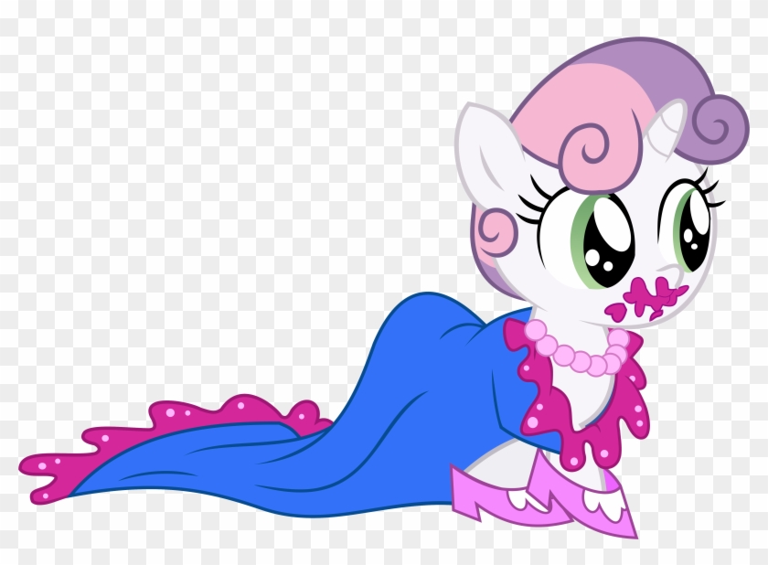 Sweetie Belle Filly With Dress By Killer-dash - Sweetie Belle Filly With Dress By Killer-dash #672641