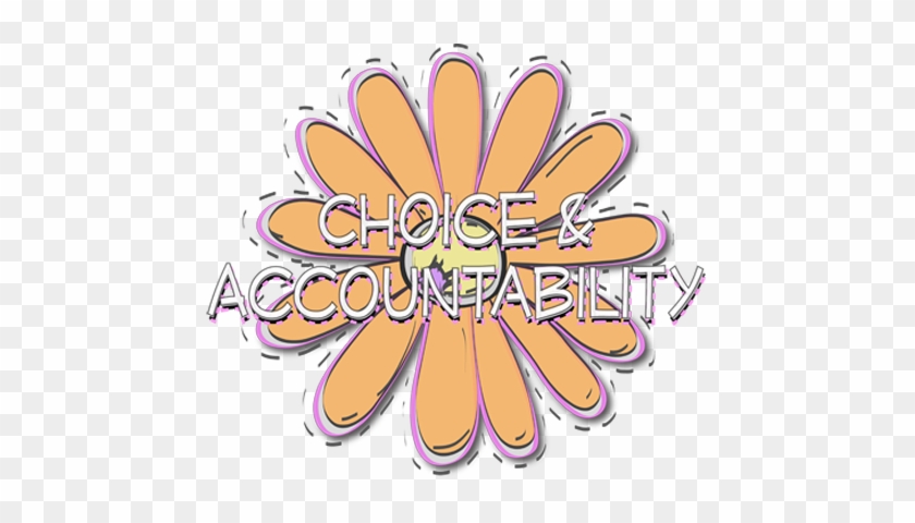 And Accountability Flower Orange Lds Yw Young Women - Young Women Values Clipart #672679