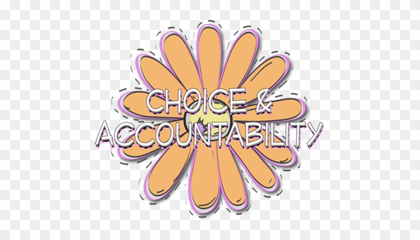 And Accountability Flower Orange Lds Yw Young Women - Young Women Values Clipart #672679