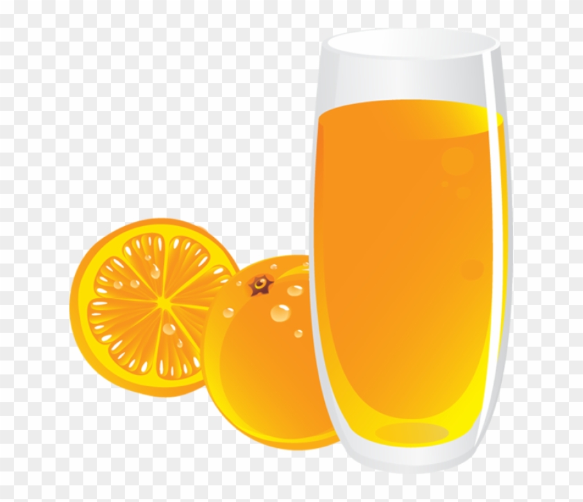 Glass Of Orange Juice Clipart - Orange Drink #672945