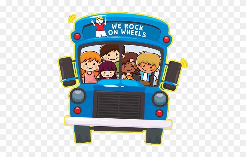 Top A Mobile Kids Gym For All Kids With Cartoon School - Wheels On The Bus Clipart #672977