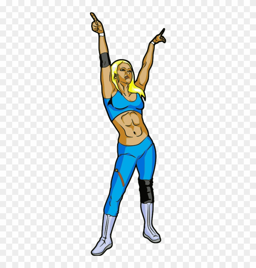 Girl Wrestling Clipart - Girl Wrestler Clip Art #673249