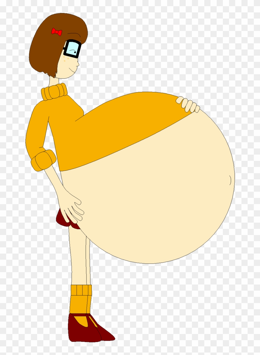 Velma Dinkley Looks At Her Pregnant Belly By Angry-signs - Velma Dinkley #673302