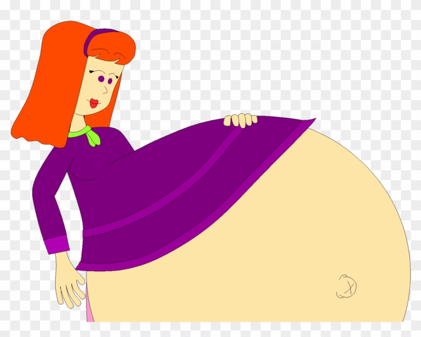 Very Pregnant Daphne By Angry-signs - Very Pregnant Cartoon #673330