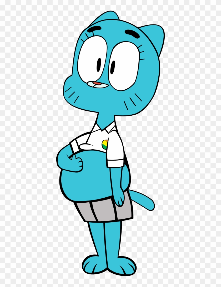 Nicole Even More Pregnant By Megarainbowdash2000 - Gumball In His Underwear  - Free Transparent PNG Clipart Images Download