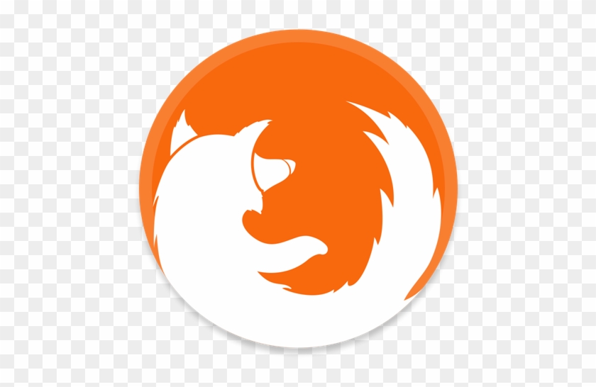 Firefox White Icon Png #673731