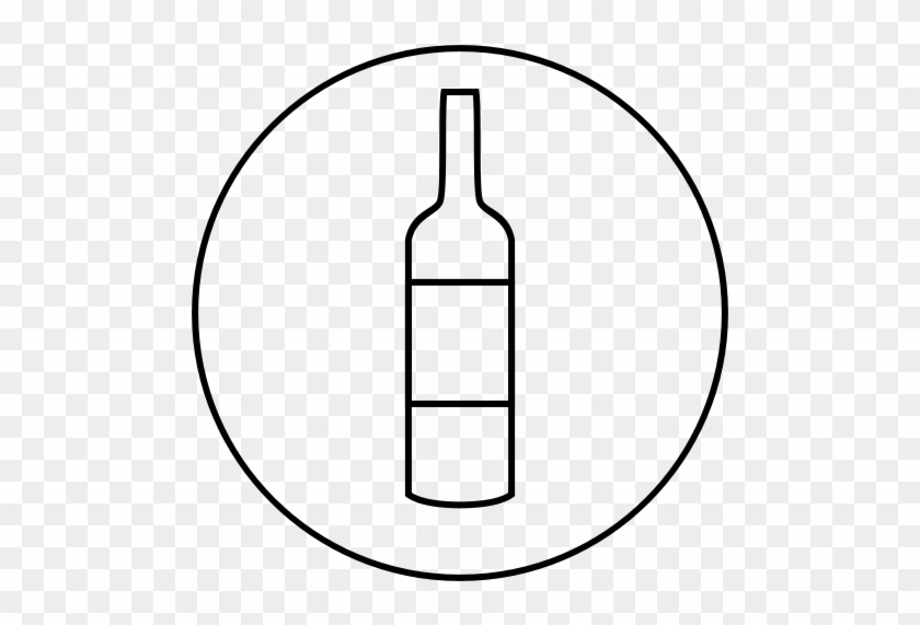 Bottle Wine Rubber Stamp - Glass Bottle #673735
