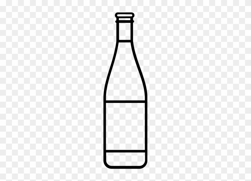 Wine Bottle Rubber Stamp - Glass Bottle #673764