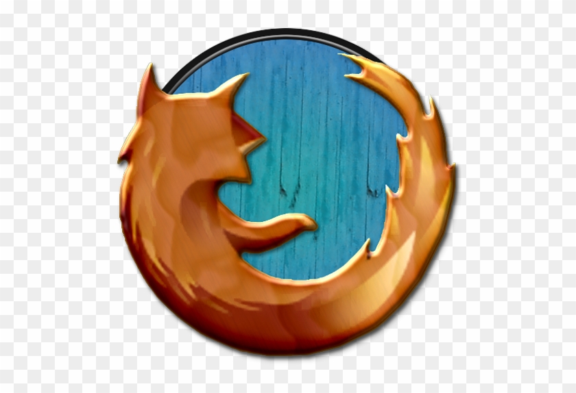 Ernie's Firefox - Firefox Icon Png Wood #673820