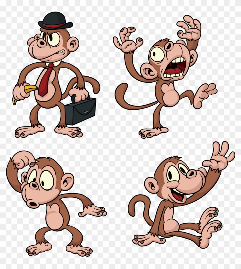 Chimpanzee Ape The Evil Monkey Cartoon - Chimpanzee Ape The Evil Monkey Cartoon #673979