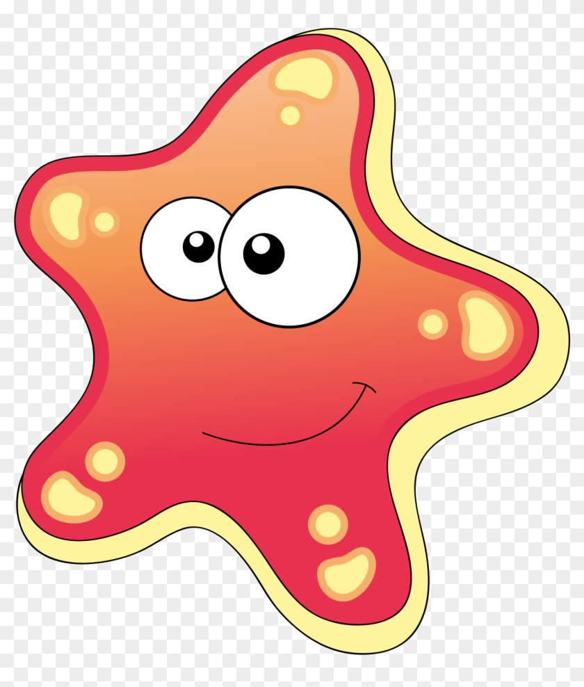 Cartoon Starfish Drawing Clip Art - Drawing #673969