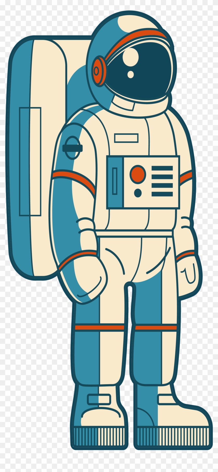 Astronaut Outer Space Clip Art - Astronautas De Cuerpo Completp #674075