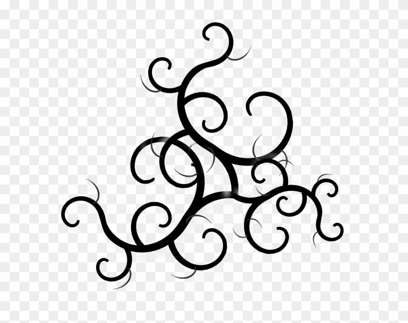Design Clip Art Online - Black And White Swirls And Twirls #674088