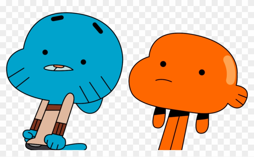 Surprised-shocked Gumball And Darwin By Josael281999 - Gumball Render #674095