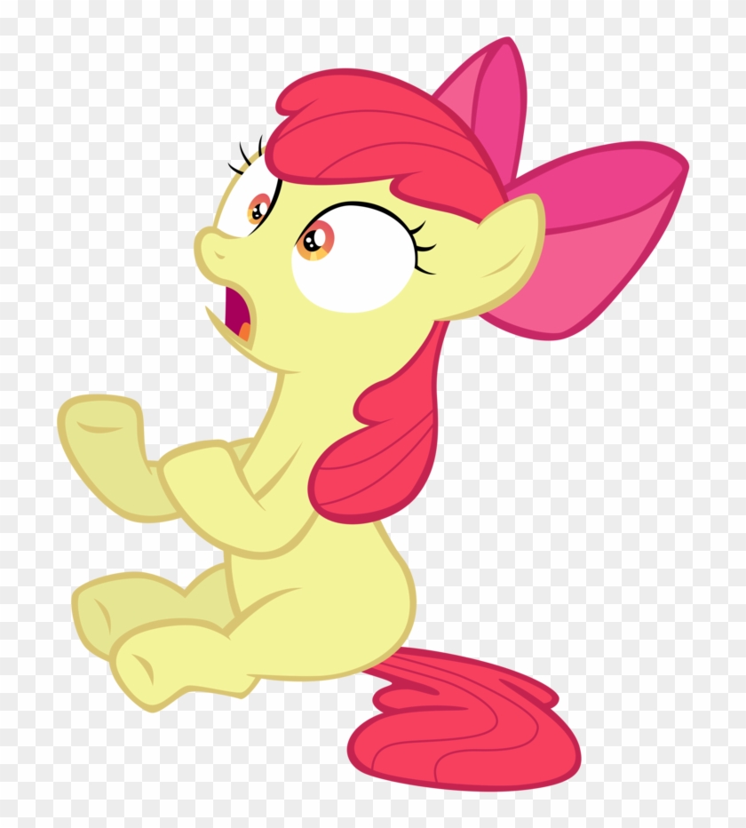 Shocked Apple Bloom By Tardifice - Mlp Apple Bloom Scared #674323