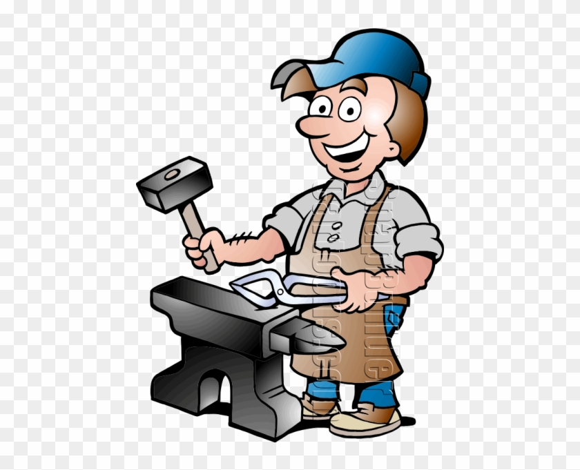 Cartoon Blacksmith #674330