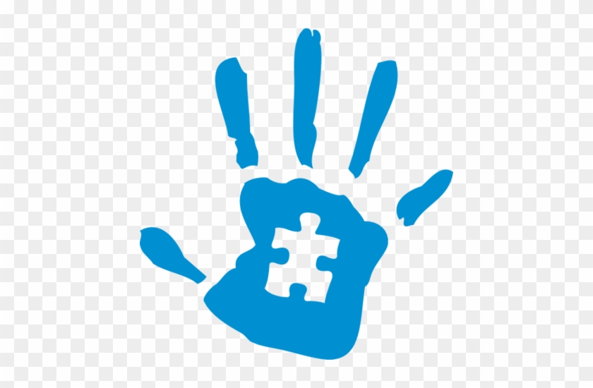 Make This Amazing Design-autism Handprint On Your Shirts,hoodies,cases - Autism Handprint #674409