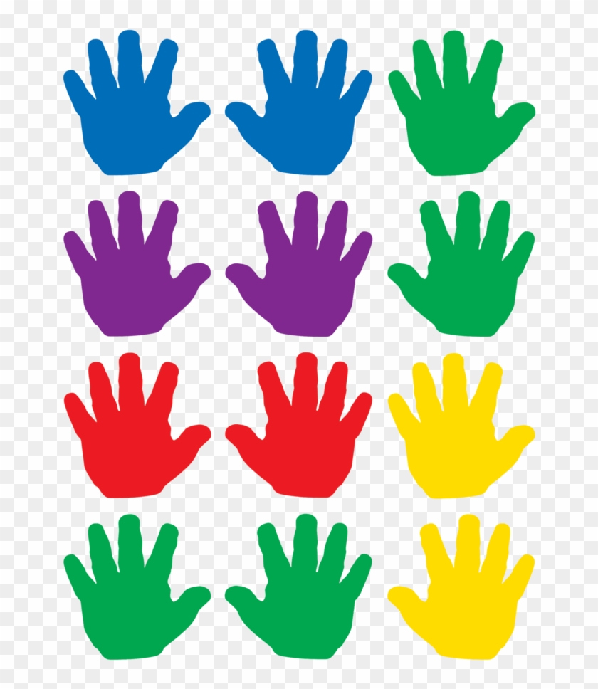 Tcr5137 Handprints Mini Accents Image - Teacher Created Resources Handprints Mini Accents (5137) #674413