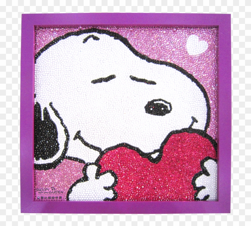 Red-heart Snoopy 5d Diamond Painting - Peanuts Snoopy #674452