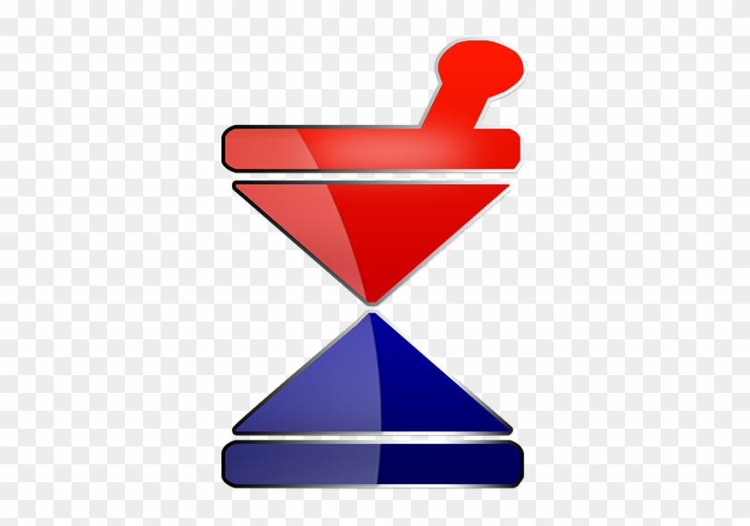 Blue Red Mortar Pestle Clip Art Image - Blue #674465