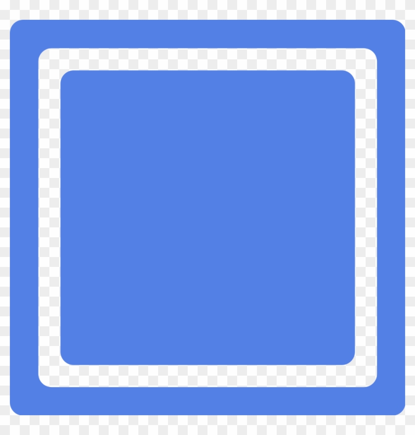 File - Blue Checkbox-unchecked - Svg - Blue Check Box Png #674744