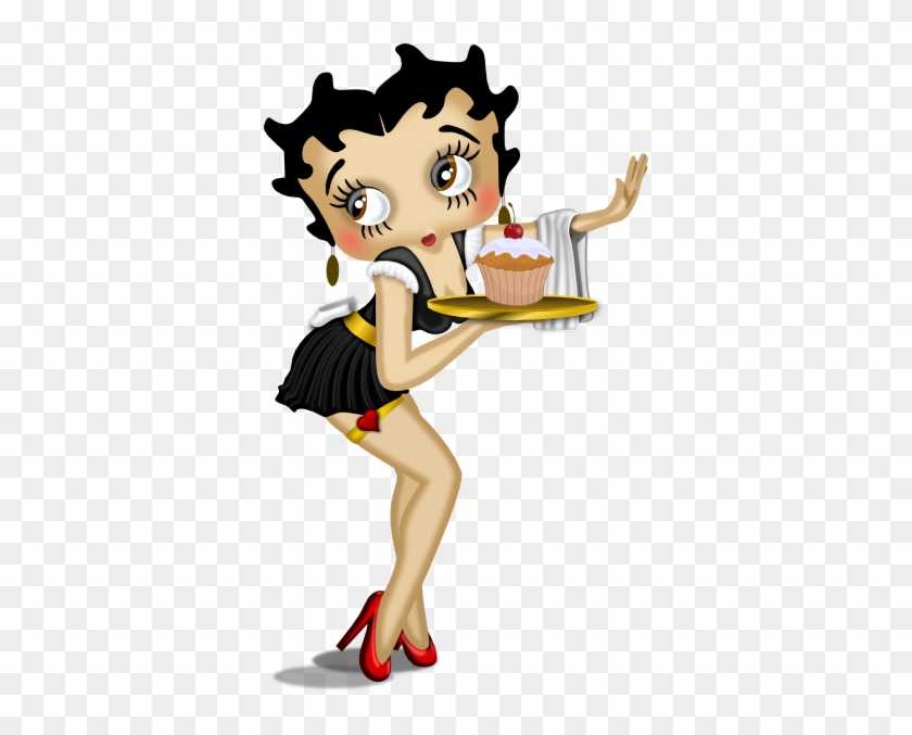 Betty Boop With Cupcake #674843