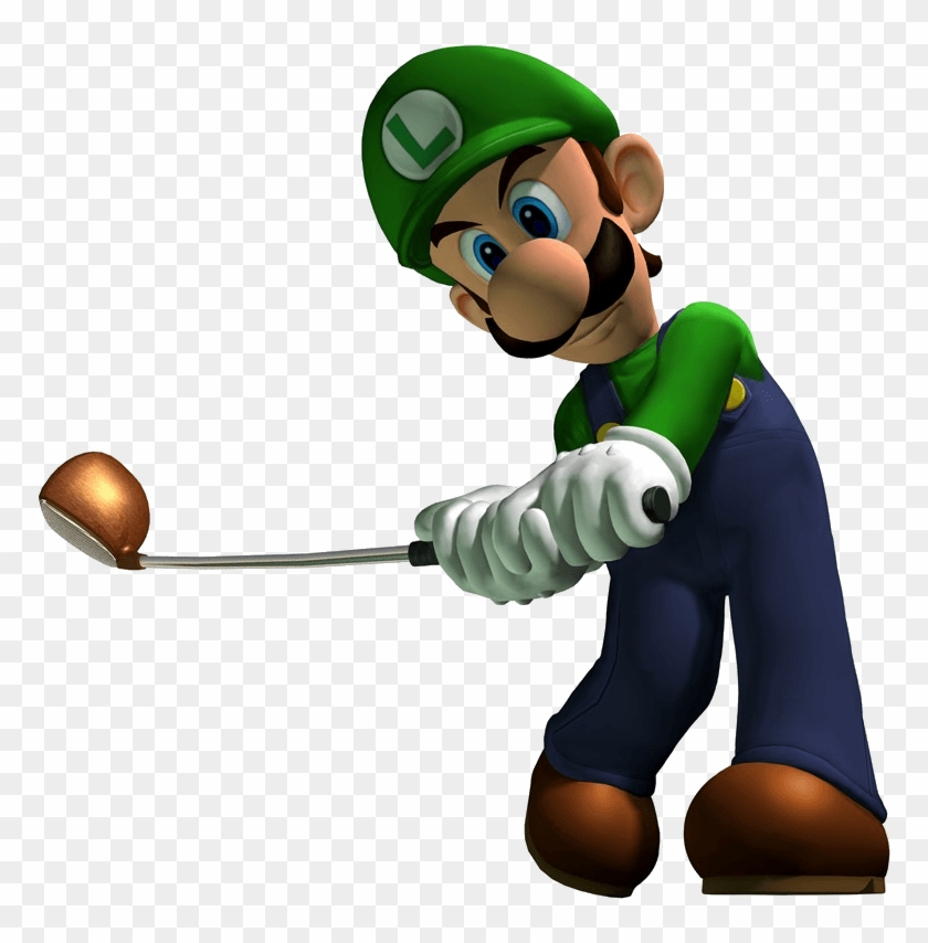 Luigi From The Official Artwork Set For - Mario Sports Superstars 3ds - Game Code - Instant Download #674983