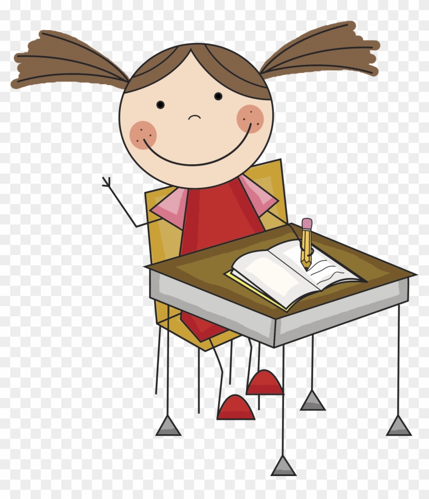 Girl Desk - Class Rules For Kindergarten #675045