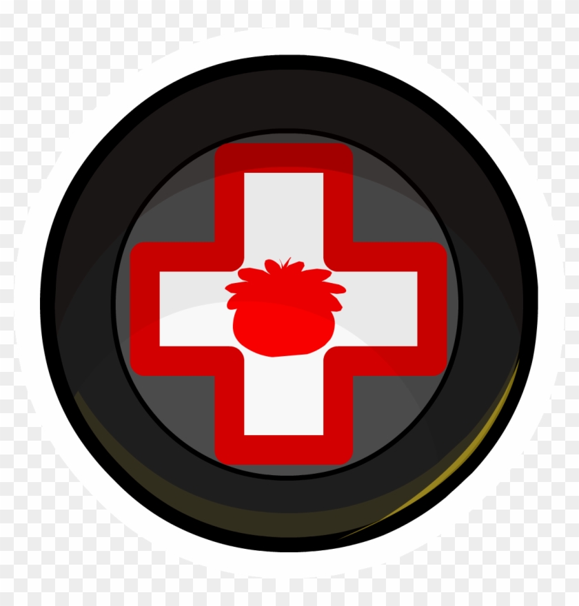 First Aid Pin - Club Penguin First Aid Pin #675174