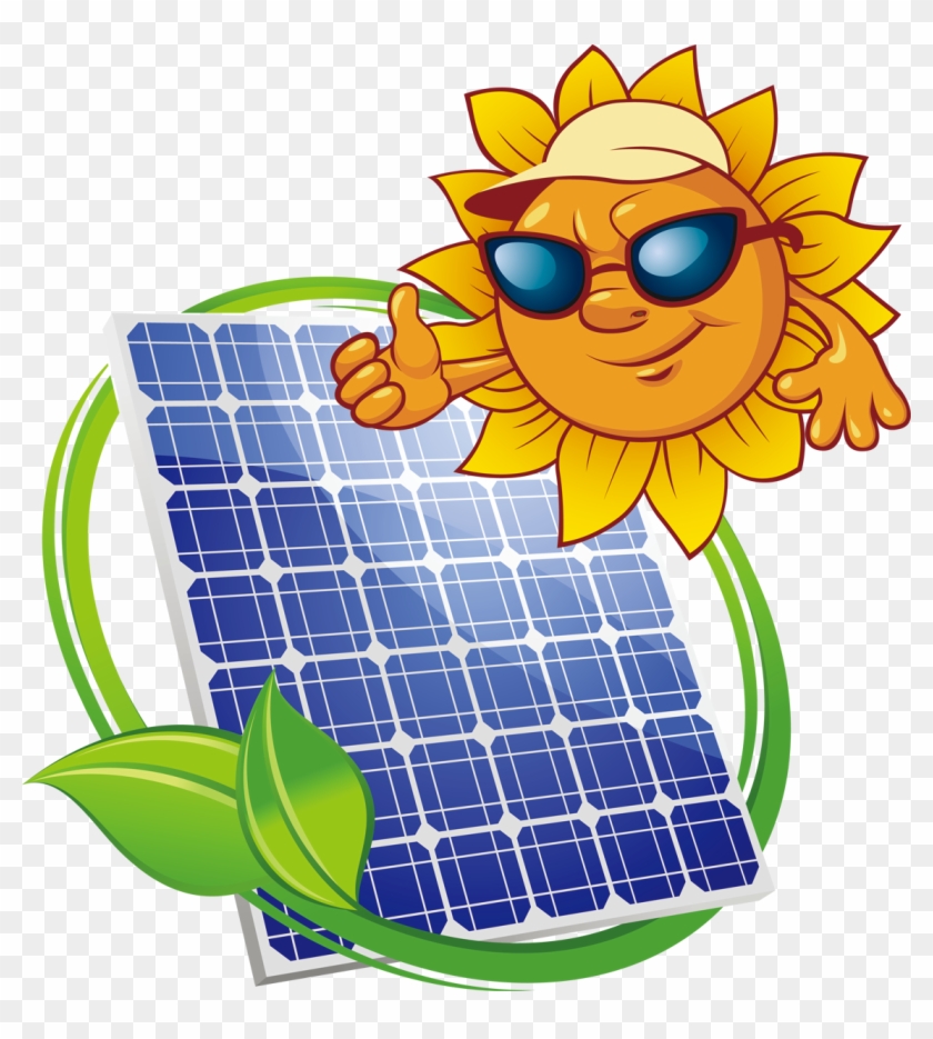 Green Energy Is Clean Energy & The Only Way To A Bright - Cartoon Solar #675215