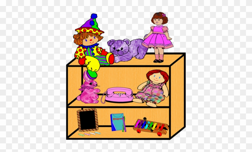 Toy Shelf 1 Png Clipart By Clipartcotttage On Deviantart - Toys On Shelf Clipart #675373