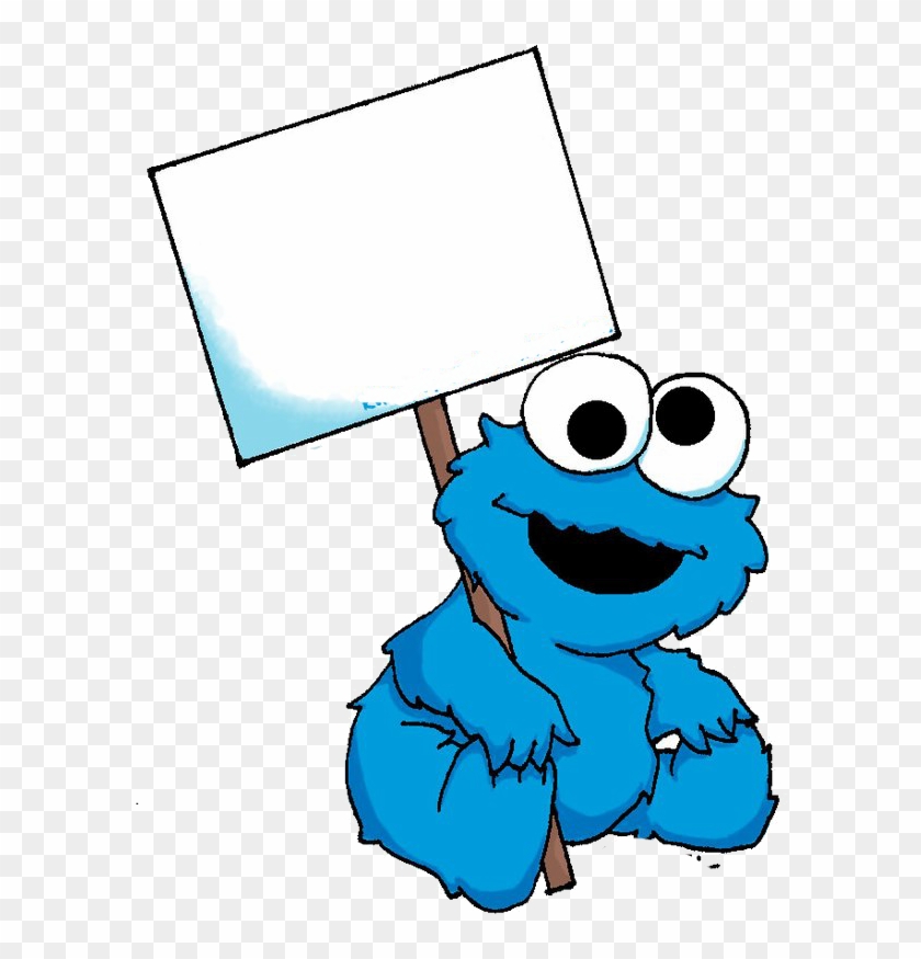 Cookie Monster De Bebe - Baby Cookie Monster Drawing #675382