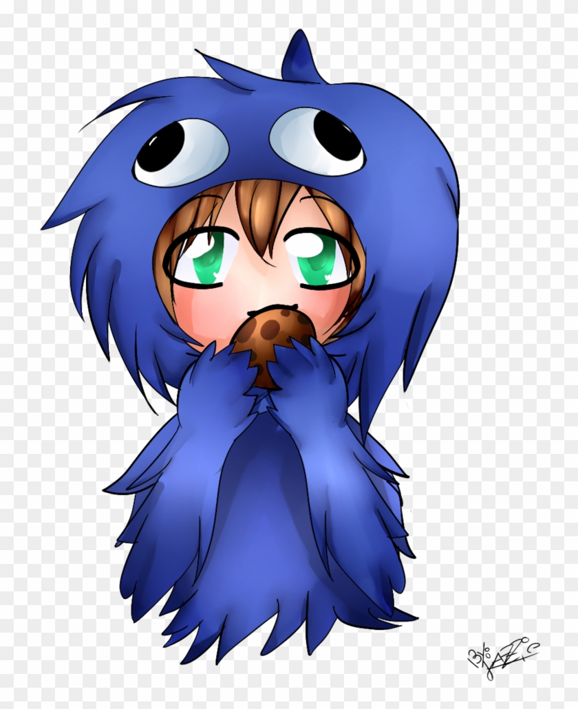 Cookie Monster Kentin By Nekokawaii237 - Cartoon #675386