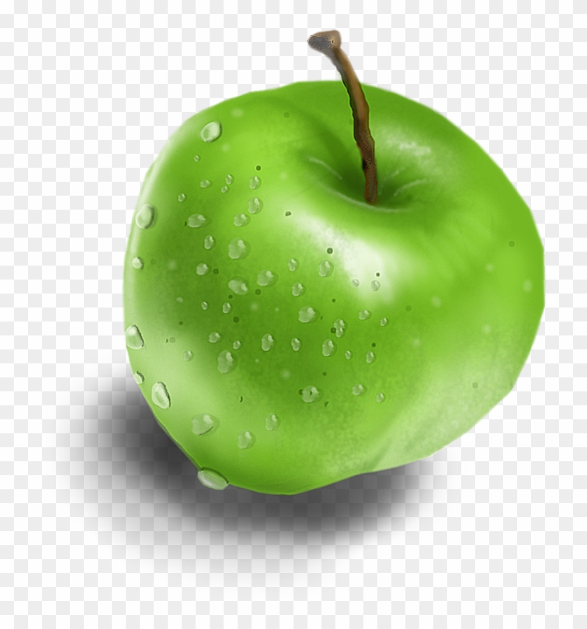 Play As You Eat - Green Apple In Png File #675455