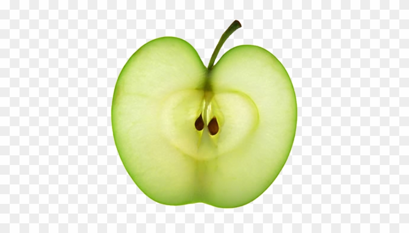 Sliced Green Apple Png - Apple Slice Png Transparent #675466