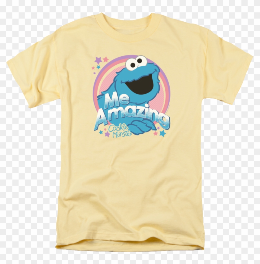 Me Amazing Cookie Monster Sesame Street T-shirt - Sesame Street Me Amazing Unisex Baby Snapsuit, Size: #675528