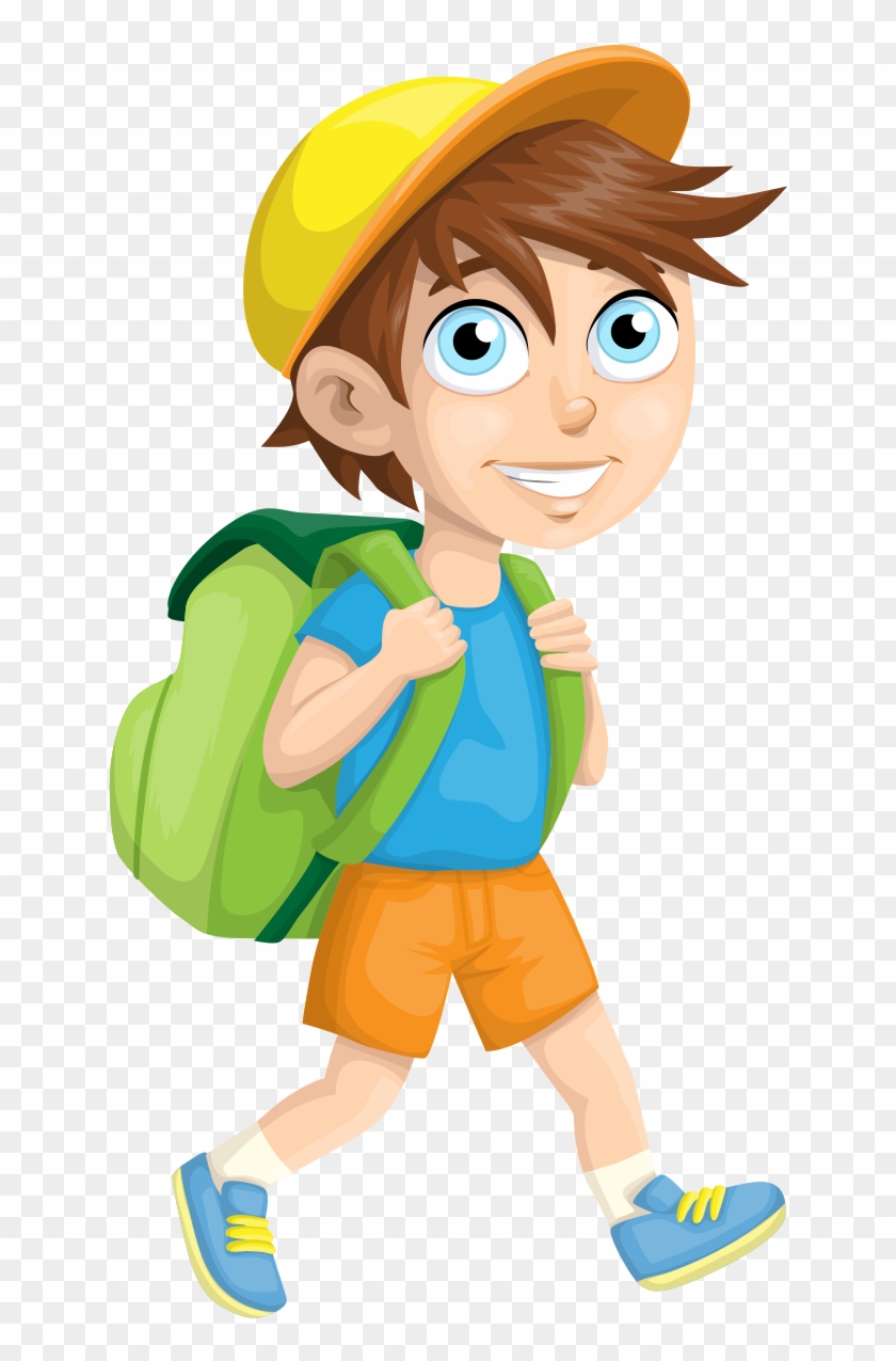 Student School Child - School Boy Vector Png #675542