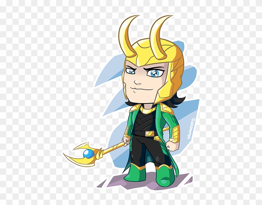 Loki Chibi By Shamserg On Deviantart - Chibi Marvel Loki #675552