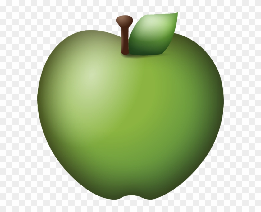 Green Apple Emoji - Green Apple Emoji Png #675591